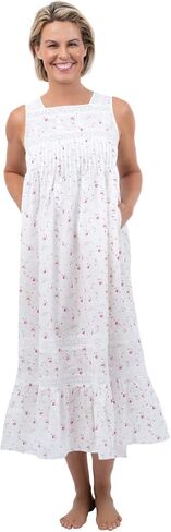 The 1 for U Cotton Nightgowns for Women - Victorian Nightgown, Eleanor 100% Cotton Gown in Saudi Arabia