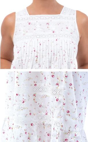 The 1 for U Cotton Nightgowns for Women - Victorian Nightgown, Eleanor 100% Cotton Gown in Saudi Arabia