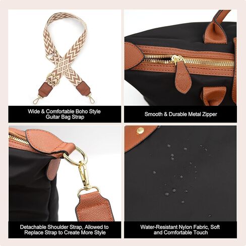 طويل حارس كبير حمل حقيبة المرأة Crossbody رياضة حقيبة تسوق السفر الحقائب القماش الخشن عطلة نهاية الأسبوع بين عشية وضحاها حقيبة كتف حقائب اليد مع حزام in Kuwait