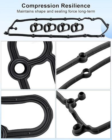 Valve Cover Rocker Gasket Replace LR010882 LR010789 Fit for Land Rover LR4 / Discovery 4 5.0L V8 Range Rover/Sport 5.0L V8 2010-2016, Engine Valve Gasket Kit in Saudi Arabia