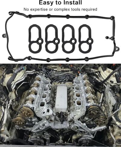 Valve Cover Rocker Gasket Replace LR010882 LR010789 Fit for Land Rover LR4 / Discovery 4 5.0L V8 Range Rover/Sport 5.0L V8 2010-2016, Engine Valve Gasket Kit in Saudi Arabia