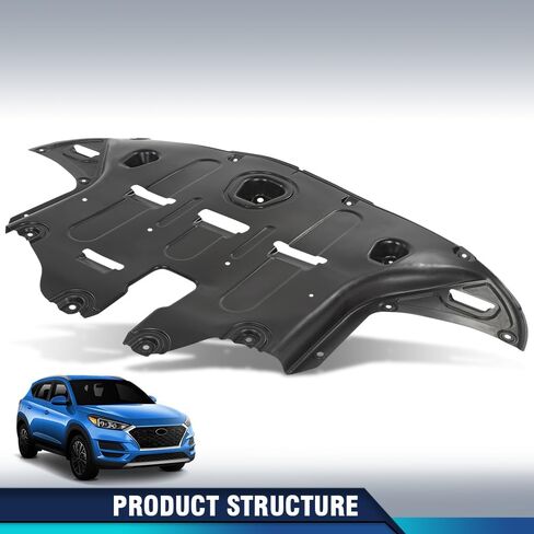 PIT66 Front Engine Splash Shield Compatible with Hyundai Tucson 2016-2021 29110D3600-PFM, HY1228190 in Kuwait