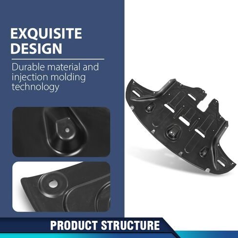 PIT66 Front Engine Splash Shield Compatible with Hyundai Tucson 2016-2021 29110D3600-PFM, HY1228190 in Kuwait