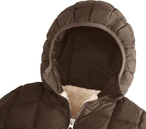 Baby Boys Girls Thicken Winter Coat Toddler Fleece Warm Cute Hooded Jacket Clothes in Saudi Arabia