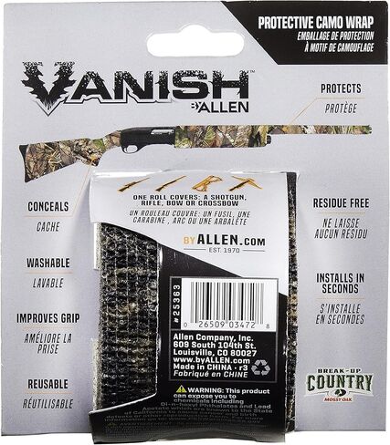 Allen Company Vanish™ Protective Camoflauge Wrap, 2.5"H x 15’L, Veil Terrain Camo in Kuwait
