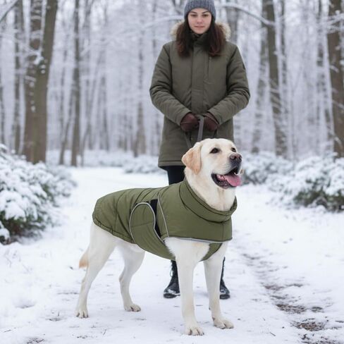 ASENKU Extra Warm Dog Coat, Dog Winter Coat with Fleece, Reflective Adjustable Dog Jacket with Zippered Leash Hole for Medium Dogs, Dog Clothes for Medium Sized Dog Dachshund Clothes (Pink,M) in Saudi Arabia