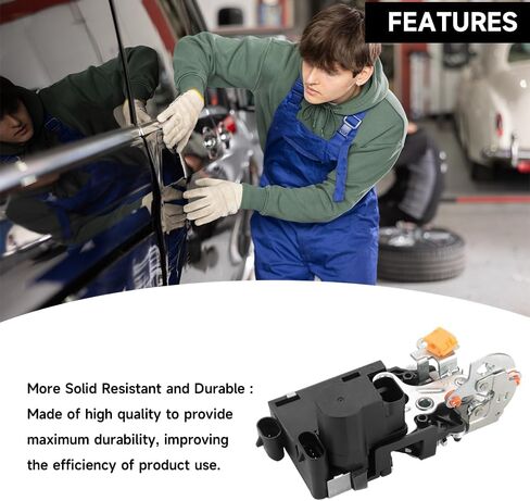 Front Left Driver Side Door Lock Actuator - Compatible for GMC Envoy 2002-2009 for Buick Rainier 2004-2007 for Chevrolet Trailblazer 2002-2009 - Replace Part 15110507 in Saudi Arabia