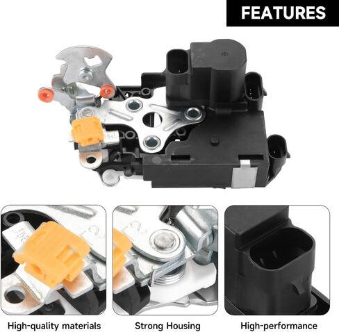 Front Left Driver Side Door Lock Actuator - Compatible for GMC Envoy 2002-2009 for Buick Rainier 2004-2007 for Chevrolet Trailblazer 2002-2009 - Replace Part 15110507 in Saudi Arabia