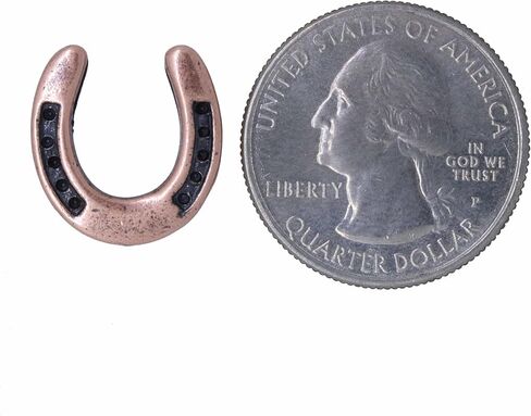Jim Clift Design Horseshoe Copper Lapel Pin in Saudi Arabia