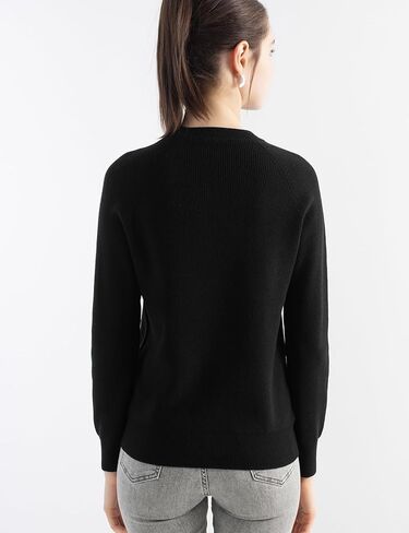 Women's Merino Wool Blend Sweater 2025 Fall Winter Casual Crew Neck Warm Soft Long Sleeve Knit Pullover Sweater in Kuwait