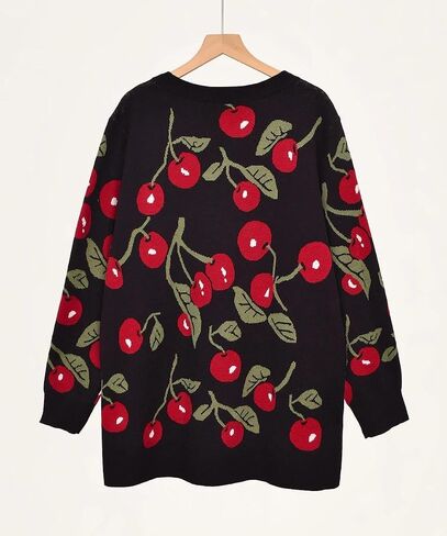 TIYOMI Plus Size Sweater Tops for Women Pearls Lantern Sleeve Sweater XL-5XL in Saudi Arabia