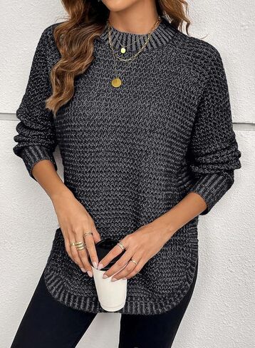 Dokotoo Womens Oversized Sweaters 2025 Long Sleeve Waffle Knit Casual Chunky Pullover Sweater Fall Outfits Clothes in Saudi Arabia