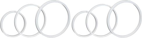 King Innovation 45055 Leak-B-Gone PVC Ring, 3 Count (Pack of 1), White in Saudi Arabia