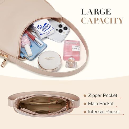 Missnine Hobo Bag Purses and Handbags for Women Top Handle Handbags with Pocket Zipper in Saudi Arabia