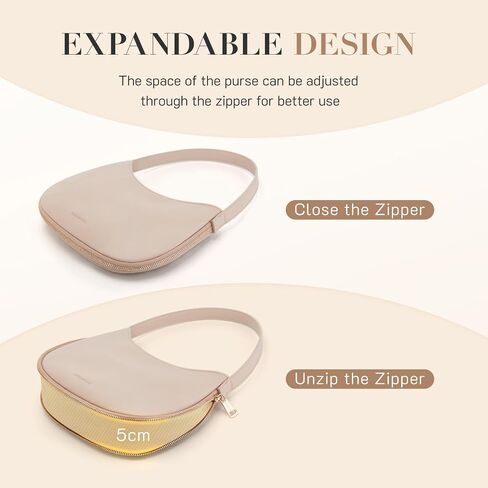 Missnine Hobo Bag Purses and Handbags for Women Top Handle Handbags with Pocket Zipper in Saudi Arabia