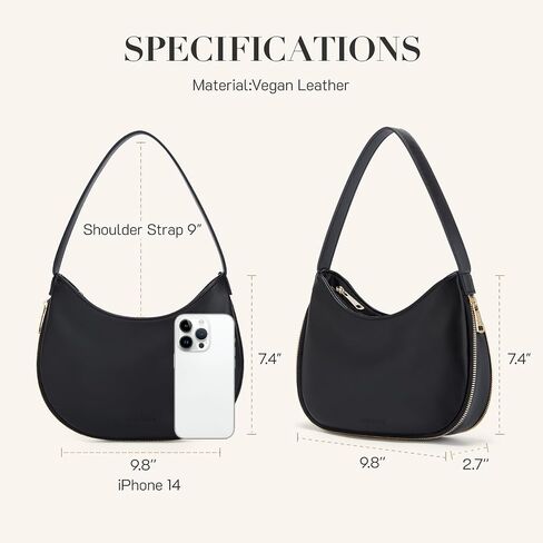 Missnine Hobo Bag Purses and Handbags for Women Top Handle Handbags with Pocket Zipper in Saudi Arabia