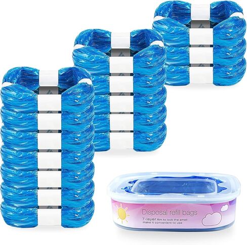 حزمة من 9 - أكياس حفاضات PAIL تعبئ in Kuwait