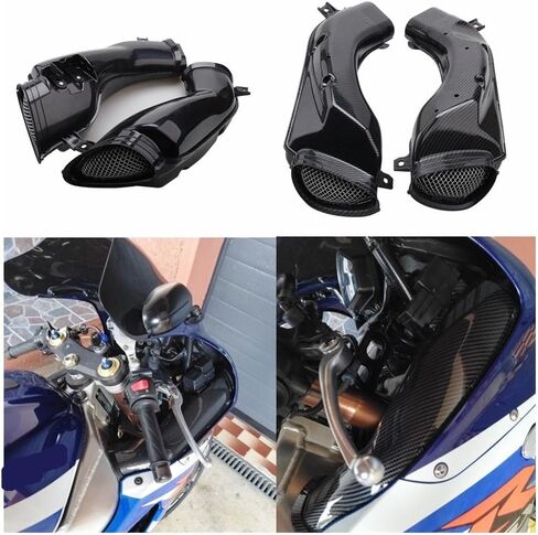 لوحات جانبية هدية غطاء مدخل هواء أنبوب غطاء القناة هدية لسوزوكي GSXR600 GSXR 600 750 2001 2002 2003 ل GSXR1000 1000 K1 K2 2001 2002 in Saudi Arabia