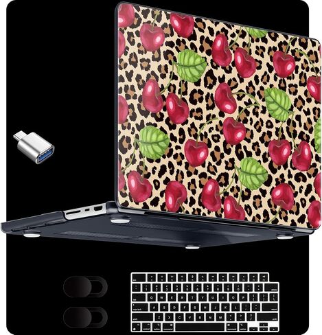 حافظة MEEgoodo لجهاز M3 MacBook Pro مقاس 16 بوصة 2023 2021، غطاء شفاف غير لامع مناسب للطراز A2991 A2780 A2485 M2 M1، غطاء بلاستيكي ناعم للكمبيوتر المحمول مقاس 16.2 بوصة، غطاء صلب لجهاز MacBook Pro M3، أقحوان أبيض in Kuwait