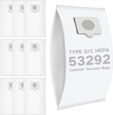 14 Packs Replacement Type Q/C 53292 Cloth Vacuum Bags compatible with Kenmore 5055, 50557, 50558, 20-53292, 53291, 200 series, 400 series, 600 series, 700 series, 800 series Canister Vacuum Cleaner in Kuwait