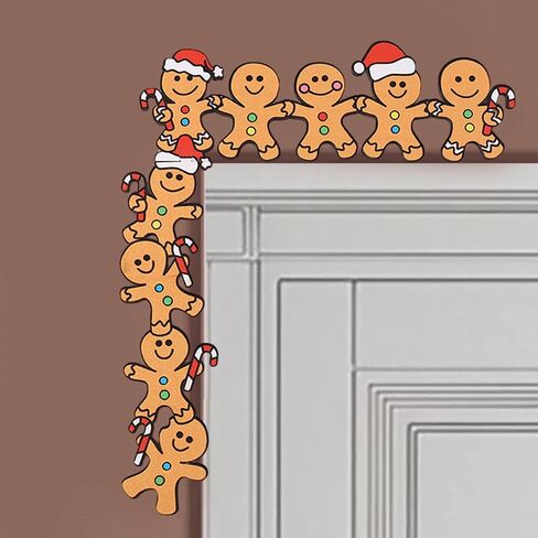 Christmas Door Corner Sign Decoration Santa Claus for Home Party Left Angle in Saudi Arabia