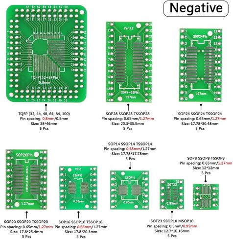 طقم نموذج أولي للوحة دوائر PCB مكون من 174 قطعة - لوحات أداء مزدوجة الجوانب بستة أحجام (كبيرة ومتوسطة وصغيرة)، متوافقة مع Arduino، وتتضمن رؤوس ذكر وأنثى 40 سنًا مقاس 2.54 مم in Kuwait