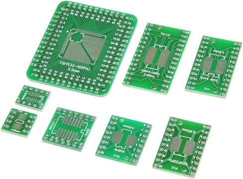 طقم نموذج أولي للوحة دوائر PCB مكون من 174 قطعة - لوحات أداء مزدوجة الجوانب بستة أحجام (كبيرة ومتوسطة وصغيرة)، متوافقة مع Arduino، وتتضمن رؤوس ذكر وأنثى 40 سنًا مقاس 2.54 مم in Kuwait