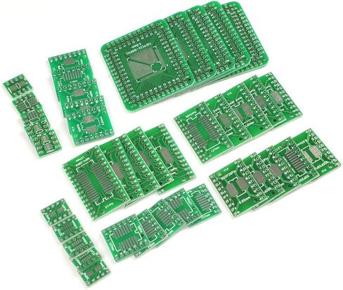 طقم نموذج أولي للوحة دوائر PCB مكون من 174 قطعة - لوحات أداء مزدوجة الجوانب بستة أحجام (كبيرة ومتوسطة وصغيرة)، متوافقة مع Arduino، وتتضمن رؤوس ذكر وأنثى 40 سنًا مقاس 2.54 مم in Kuwait