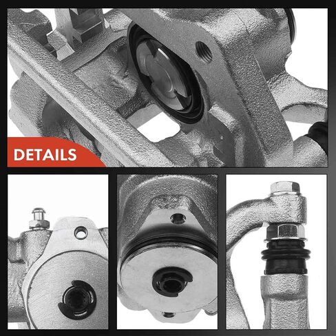 A-Premium Disc Brake Caliper Assembly with Bracket Compatible with Select Acura Models - TLX 2015-2020, Sedan, L4 2.4L, V6 3.5L - Rear Driver and Passenger Side in Saudi Arabia
