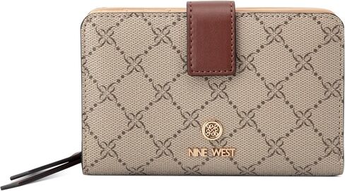 حقيبة Lockup 9s الفرنسية للنساء من Nine West، مصممة، عصرية، محفظة، حافظة لبطاقة الهوية in Saudi Arabia