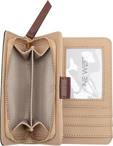 حقيبة Lockup 9s الفرنسية للنساء من Nine West، مصممة، عصرية، محفظة، حافظة لبطاقة الهوية in Saudi Arabia