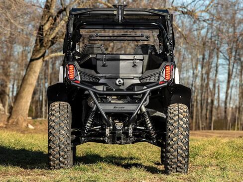 SuperATV Fender Flares for 2019+ Can Am Maverick Sport (See Full Fitment List) | Extreme Durability | Protect Against Rocks, Dirt, Sand, & Mud | USA Made in Saudi Arabia