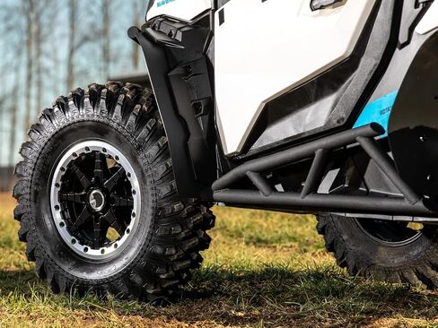 SuperATV Fender Flares for 2019+ Can Am Maverick Sport (See Full Fitment List) | Extreme Durability | Protect Against Rocks, Dirt, Sand, & Mud | USA Made in Saudi Arabia
