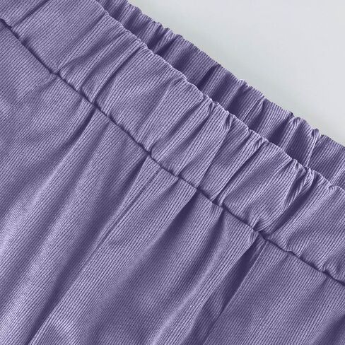 سراويل نسائية صغيرة مستقيمة الساق مرنة عالية الخصر سروال قصير سحب على بنطلون مدبب غير رسمي للخريف والشتاء in Saudi Arabia