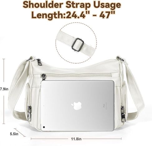 Crossbody Purses for Women PU Leather Shoulder Handbags Lightweight Waterproof Travel Bag Ladies Pocketbooks in Saudi Arabia