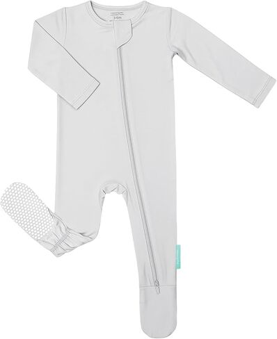 Baby Zipper Votie Pajamas ، SuperSoft Bamboo Rayon Baby Baby PJS Boy Girl 0-3-6-9-18-24 شهرًا in Saudi Arabia