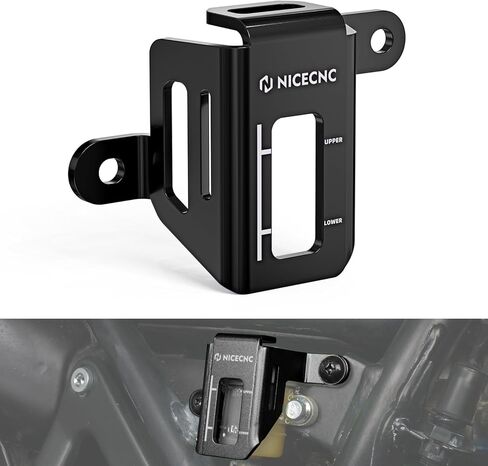 NICECNC Motorcycles Rear Brake Fluid Reservoir Cover Aluminum Protection Compatible with Kawasaki KLR650 2008 2009 2010 2012 2013 2014 2015 2016 2017 2018, Green in Saudi Arabia