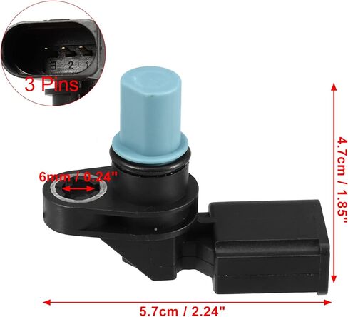 X AUTOHAUX No.06E905163/6E905163 Car Engine Camshaft Position Sensor for Audi A4 Quattro Avant, Base 3.2L 2005-2008 for Audi A6 Base 3.2L 4.2L 2005-2006 in Saudi Arabia