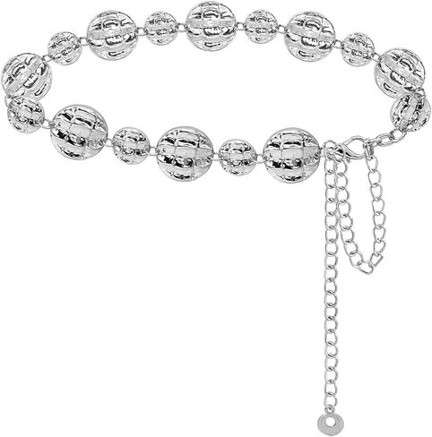 LIMHOO Women's Metal Waist Chain Belts Gold Silver Link Belt for Dresses in Saudi Arabia
