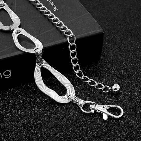LIMHOO Women's Metal Waist Chain Belts Gold Silver Link Belt for Dresses in Saudi Arabia