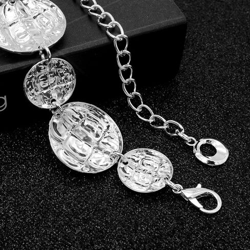 LIMHOO Women's Metal Waist Chain Belts Gold Silver Link Belt for Dresses in Saudi Arabia