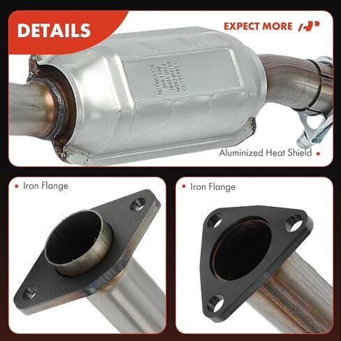 A-Premium Rear Catalytic Converter with Gasket Kit Direct-Fit Compatible with Subaru Forester 2006-2008, Impreza 2006-2007 & Saab 9-2X 2006, 2.5L, E.P.A. Compliant, Replace# 44620AA750 in Saudi Arabia