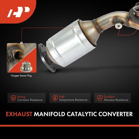 مجموعة المحول الحفاز لمشعب العادم الأيسر A-Premium متوافقة مباشرة مع Toyota 4Runner 2003-2004 وLexus GX470 2003-2004، 4.7L، متوافق مع EPA، استبدال # 1710550170 in Saudi Arabia