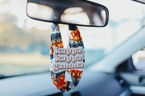 Sorority Shop Kappa Kappa Gamma Retro Air Freshener - KKG Bubblegum Scented Air Freshener – Sorority Retro Design Air Freshener for Car or Dorm– Sorority Gift, Charm Paraphernalia in Saudi Arabia