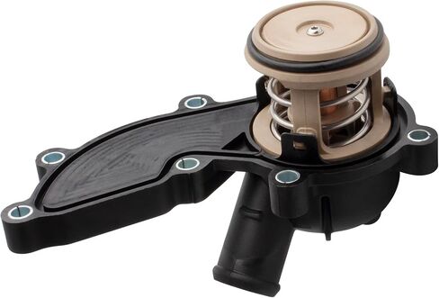 BOXI 902-718 Engine Coolant Thermostat Housing Assembly Fits for Audi A4 2005-2008 A4 A6 Quattro 2005-2009 A6 2006-2009 / 06E121111D 06E121111G 86148 in Saudi Arabia