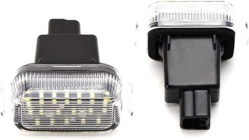 iJDMTOY OEM-Fit 3W مجموعة مصابيح لوحة ترخيص LED كاملة متوافقة مع 2014-2020 Mazda 6، 2014-2018 Mazda 3 Hatchback 5-Door، مدعوم بثنائيات LED زينون بيضاء 18-SMD in Saudi Arabia