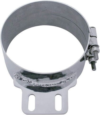 United Pacific Stainless Steel Butt Joint Exhaust Clamp with Straight Bracket in Saudi Arabia