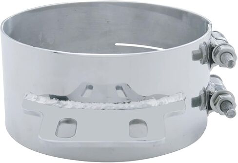 United Pacific Stainless Steel Butt Joint Exhaust Clamp with Straight Bracket in Saudi Arabia