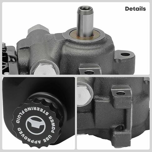 YHTAUTO Power Steering Pump with Reservoir Replacement for Dodge Ram 2500 3500 2003-2007, Replace 5073241AA, Power Assist Pump Assembly in Saudi Arabia