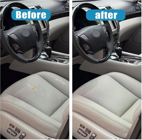 Priprilod Tan Perforated Leather Driver & Passenger Side Bottom Replacement Seat Cover Compatible with Lexus LS460 600h 2007 2008 2009 2010 2011 2012 in Saudi Arabia